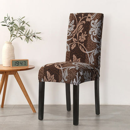 Elastic Printed Dining Chair Covers