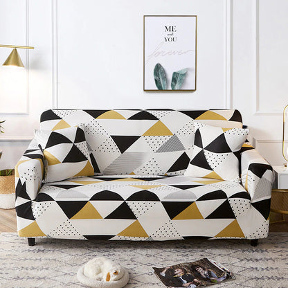 Elastic Sofa Printed Covers For Living Room