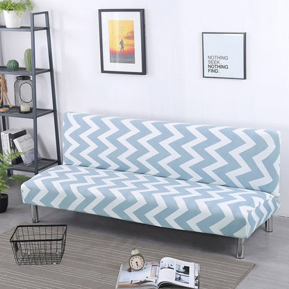 Big Elastic Armless Sofa Bed Cover