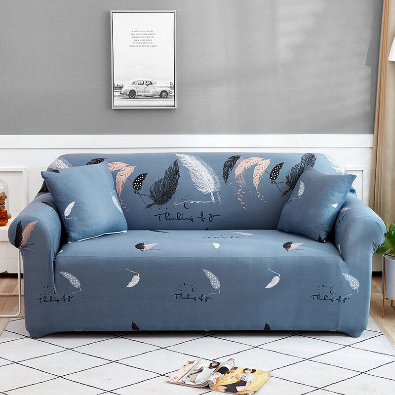 Floral Printed Stretchable Sofa Cover