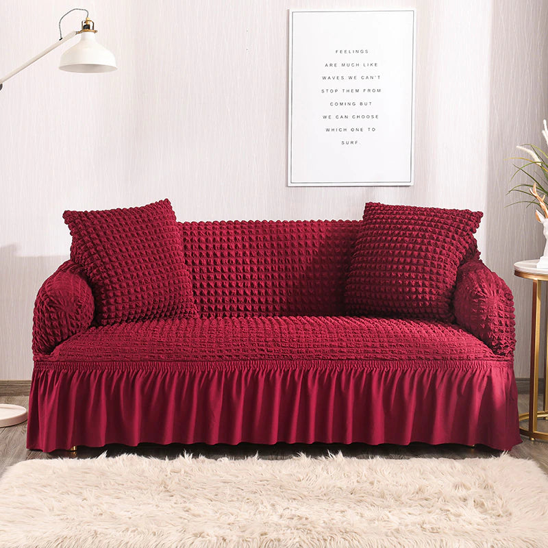 Striped Printed Stretch Sofa Cover For Living Room