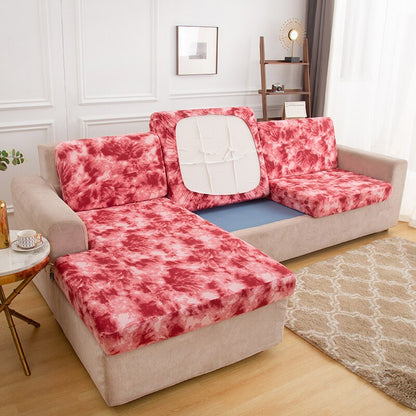 Stretch Cushion Covers Printed Sofa Seat Cover