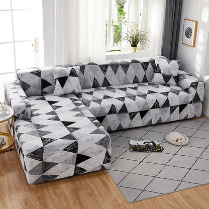 Geometry Elastic Stretch Sofa Covers