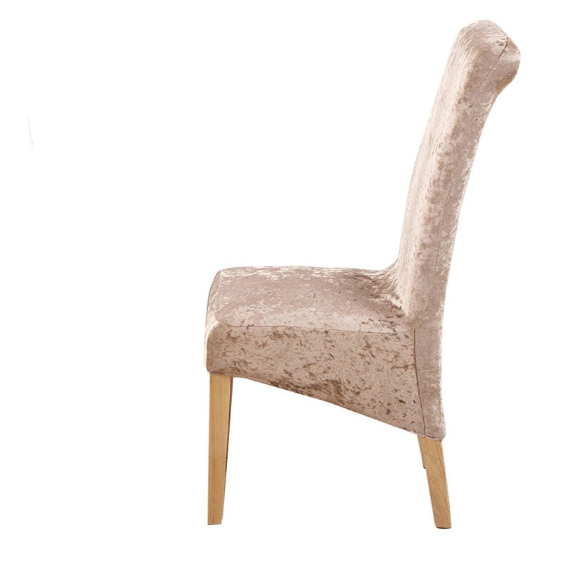 Velvet Shiny Fabric Elastic Chair Covers