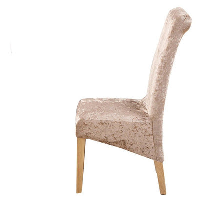 Velvet Shiny Fabric Elastic Chair Covers