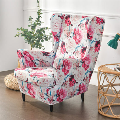 Printed Armchair Elastic Slipcover