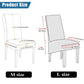 Stretch Floral Dining Chair Covers For Dining Room