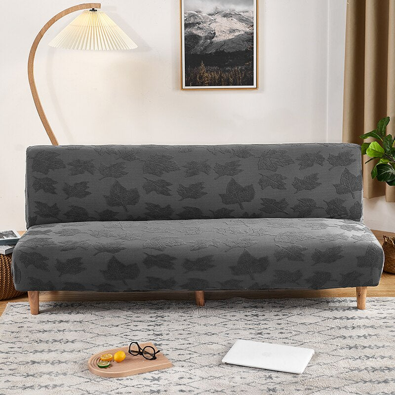 Jacquard Without Armrests Folding Sofa Bed Cover