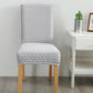 Solid Jacquard Chair Cover