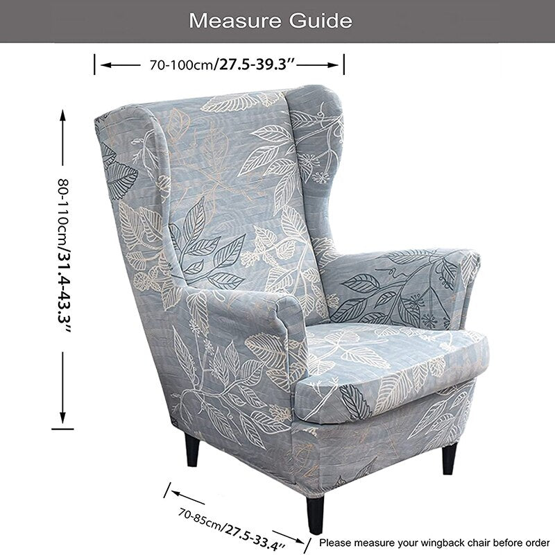 Printed Armchair Elastic Slipcover