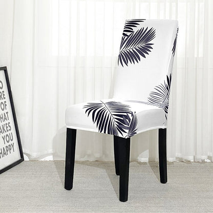 Elastic Printed Dining Chair Covers