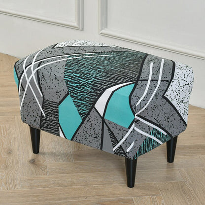 Stretch Footstool Cover For Living Room