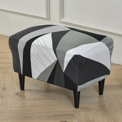 Stretch Footstool Cover For Living Room