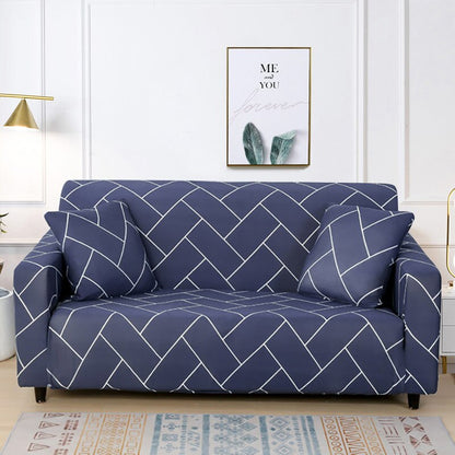 Elastic Sofa Printed Covers For Living Room