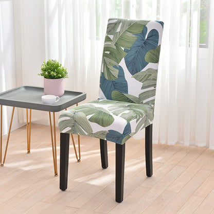 Elastic Printed Dining Chair Covers