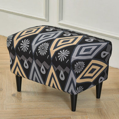 Stretch Footstool Cover For Living Room