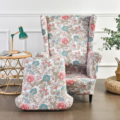 Christmas Armchair Slipcover 2-Piece