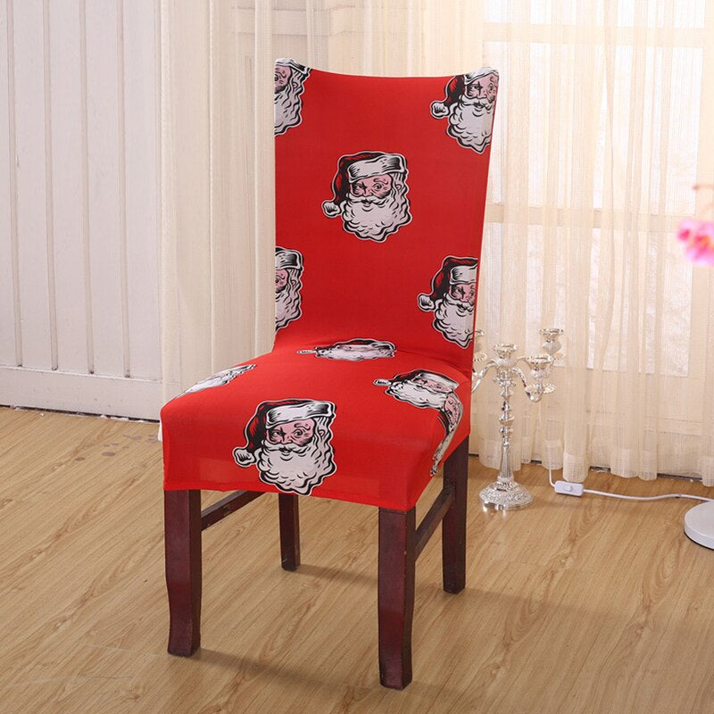 Christmas Pattern Stretch Removable Elastic Seat Cover