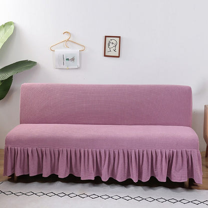 Frill Armless Sofa Bed Cover