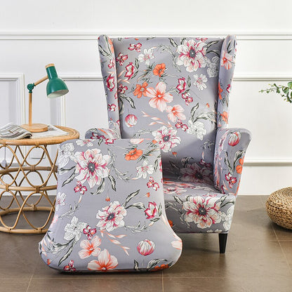 Christmas Armchair Slipcover 2-Piece