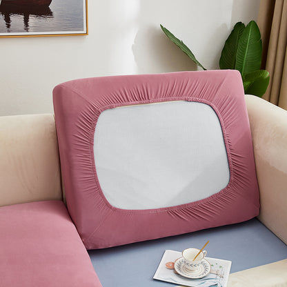 Plain Color Stretch Sofa Seat Cushion Cover