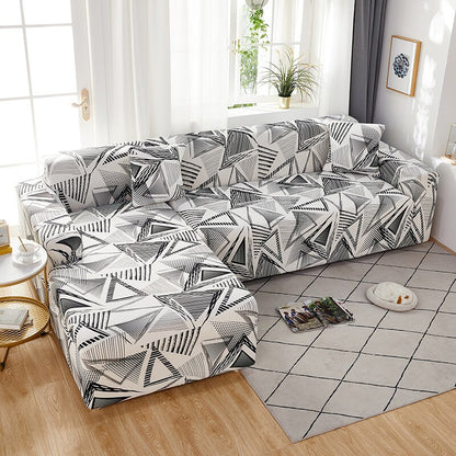 Geometry Elastic Stretch Sofa Covers