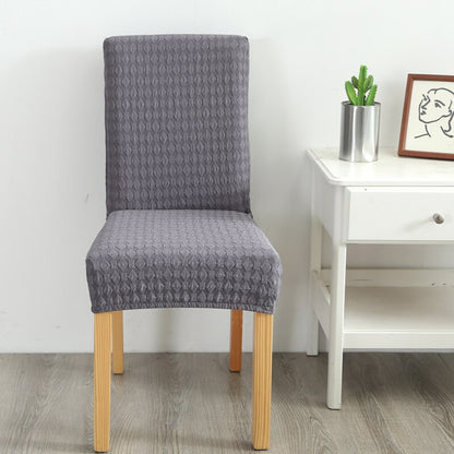 Solid Jacquard Chair Cover