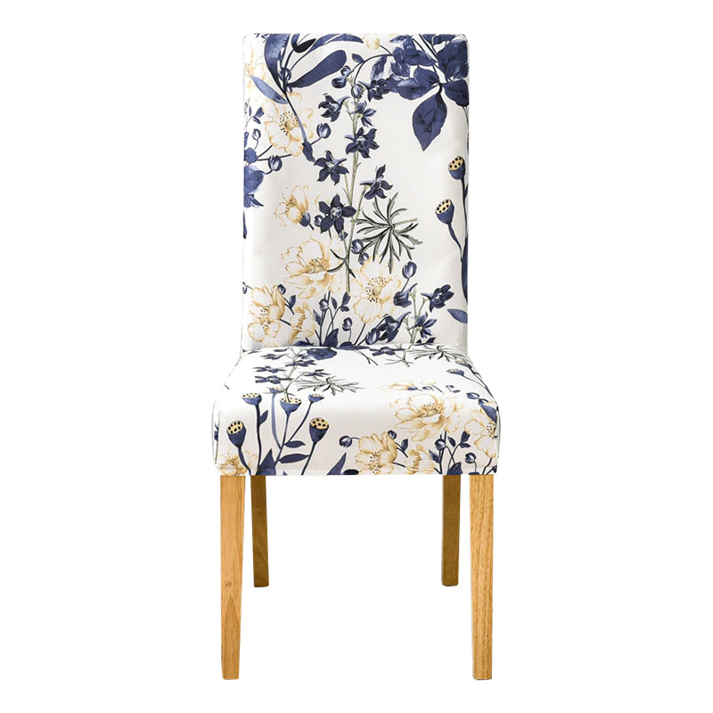 Floral Polyester Slipcover For Chair