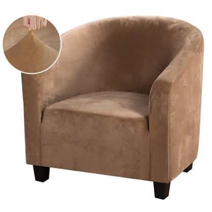 Velvet Club Chair Covers For Armchairs