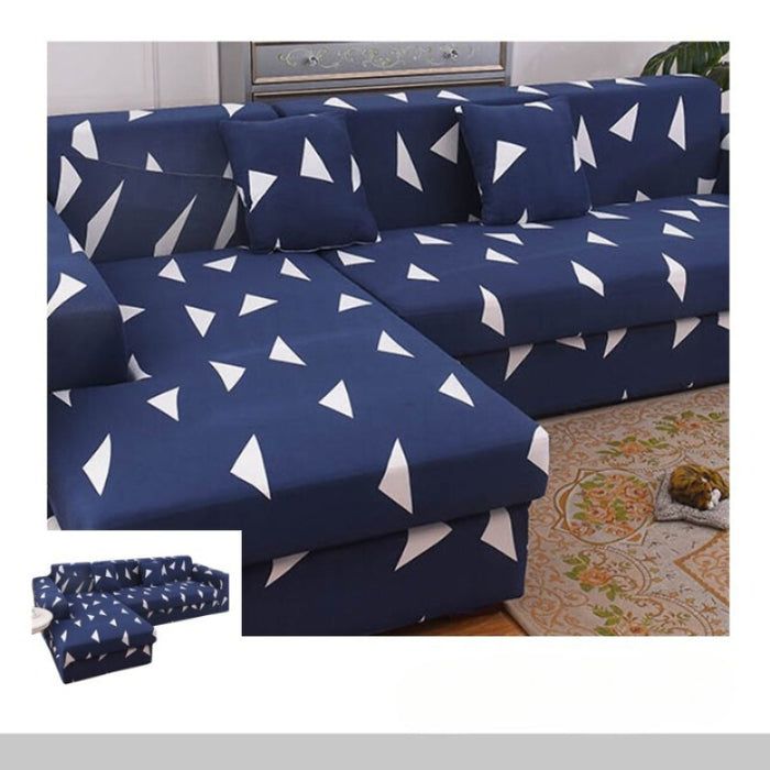 Stretch L Shape Sectional Cover for Living Room