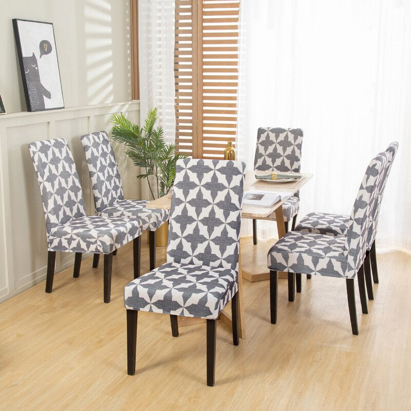 Elastic Dining Chair Cover Slipcover