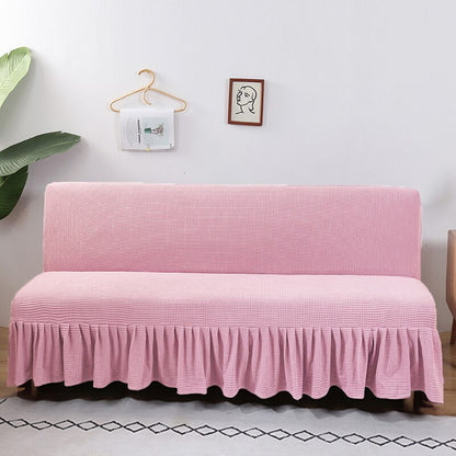 Frill Armless Sofa Bed Cover