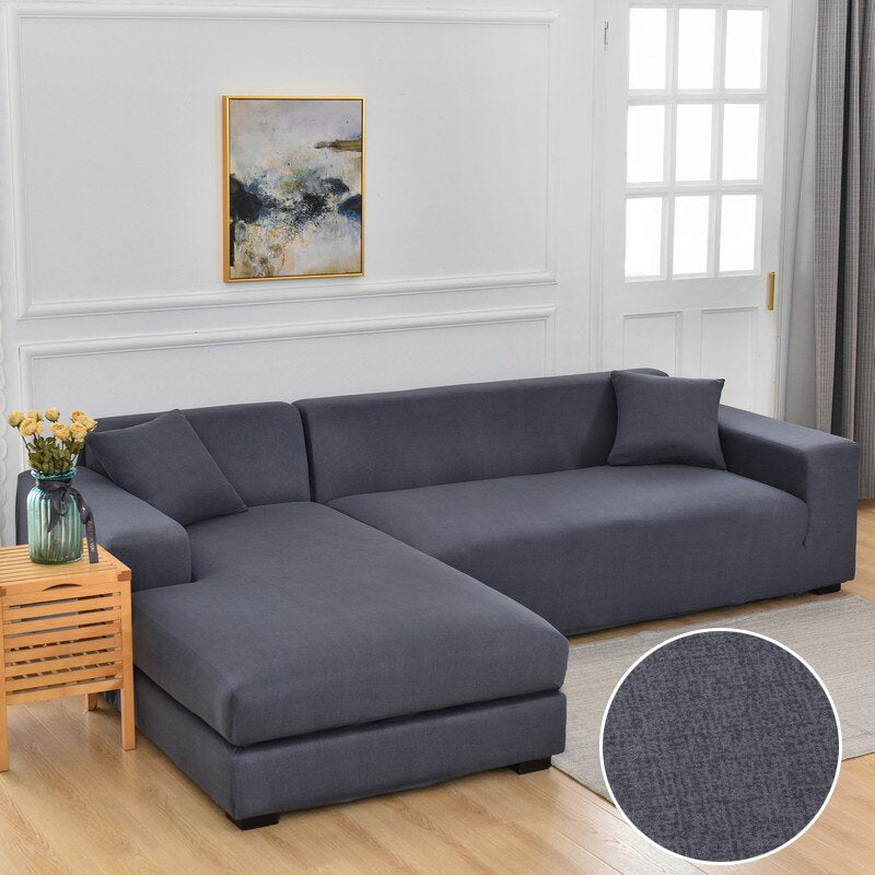 Stretch L Shape Sofa Covers For Living Room