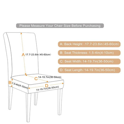 Printed Geometry Slipcover For Chair