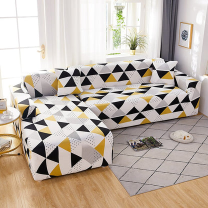 Geometry Elastic Stretch Sofa Covers