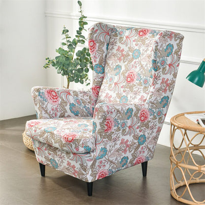 Printed Armchair Elastic Slipcover