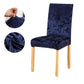 Velvet Shiny Chair Covers