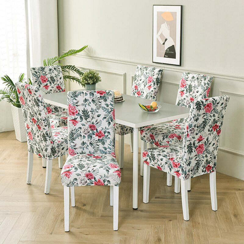 Abstract Prints Dining Chair Covers