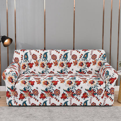 Stretch Elastic Floral Printed Sofa Covers For Living Room