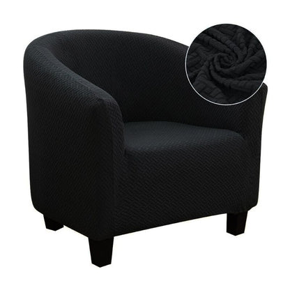 Knitted Jacquard Fabric Chair Slipcover