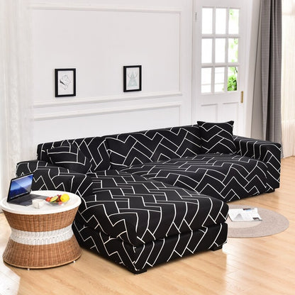 Elastic Plaid Sofa Covers for Living Room