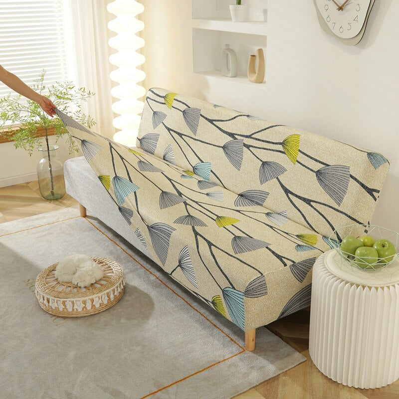 Floral Folding Sofa Bed Cover
