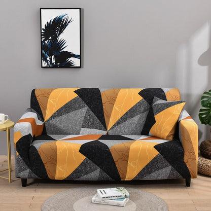 Elastic Plaid Sofa Corner Covers For Living Room