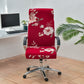 Rotating Stretch Office Chair Seat Slipcover