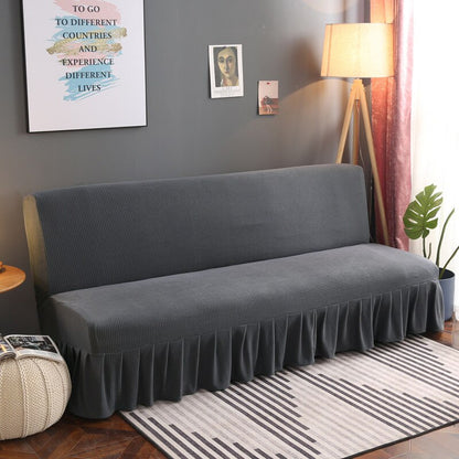 Frill Armless Sofa Bed Cover