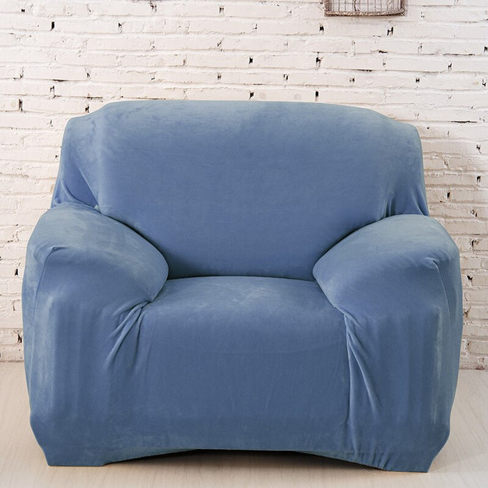 Thick Plush Fabric Sofa Cover