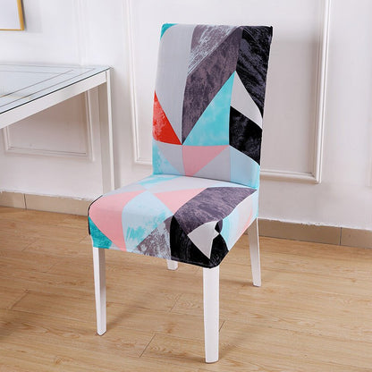 Printed Pattern Chair Cover For Dining Room