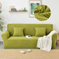 L shape Plain Stretch Sofa Covers For Living Room