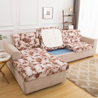 Stretch Cushion Covers Printed Sofa Seat Cover