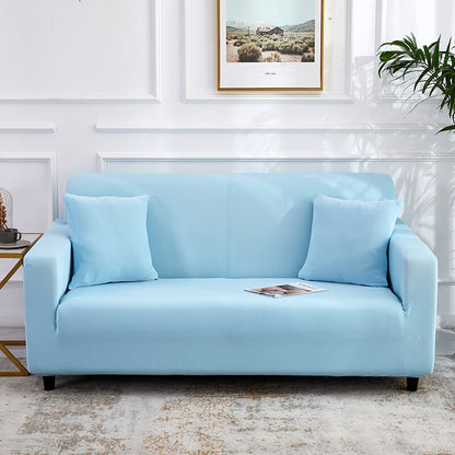 Elastic Plain Solid Sofa Cover